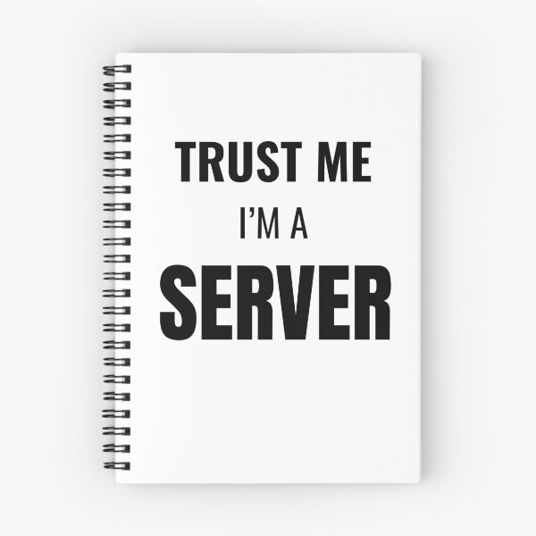 Item preview, Trust Me I'm a Server (Black) designed and sold by ShipCrewNation.