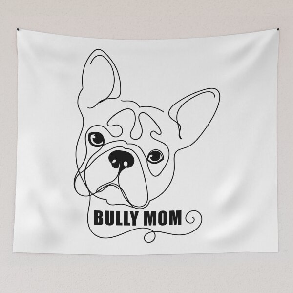 Item preview, Bully Mom - Minimalist French Bulldog One-Line Art designed and sold by Pfotenfaden.