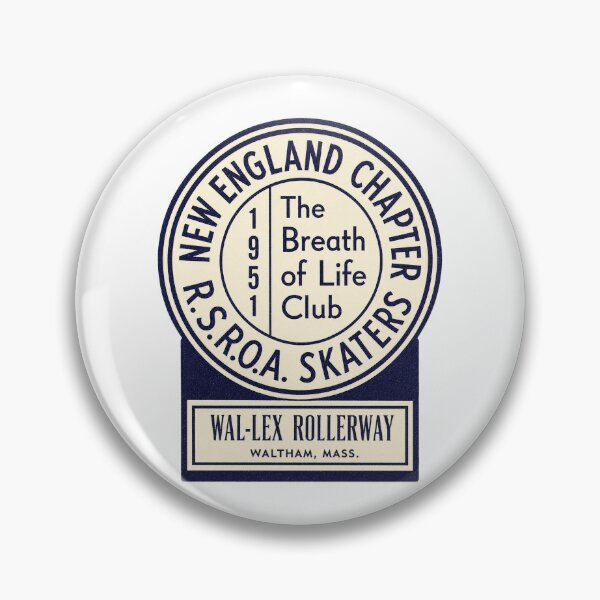 Item preview, The Breath of Life Club Wal-Lex Rollerway Waltham Massachusetts Roller Skating Rink Sticker Decal Label designed and sold by tislord.