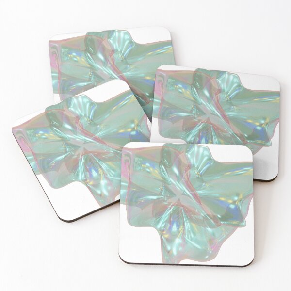Item preview,  Holographic Liquid Shape | Futuristic Decor Art designed and sold by Rawafi Art Studio.
