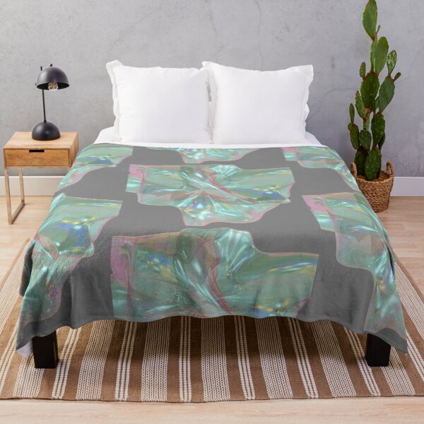 Item preview,  Holographic Liquid Shape | Futuristic Decor Art designed and sold by Rawafi Art Studio.