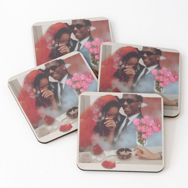 Item preview, Rihanna A$AP Rocky Vintage Polaroid Romance Collage designed and sold by y2kponyclub.