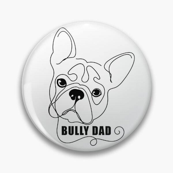 Item preview, Bully Dad - Minimalist French Bulldog One-Line Art designed and sold by Pfotenfaden.