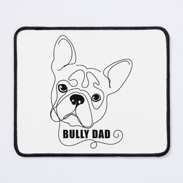 Item preview, Bully Dad - Minimalist French Bulldog One-Line Art designed and sold by Pfotenfaden.