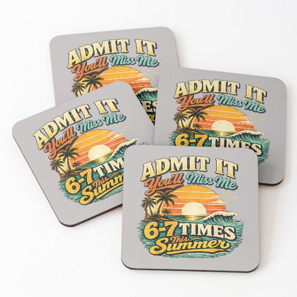 Item preview, Admit It You'll Miss Me 67 Times This Summer Retro Vintage designed and sold by mjohnson9.