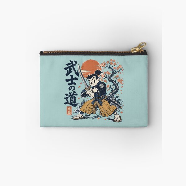 Item preview, Retro Samurai Warrior Cherry Blossom Sunset designed and sold by AwesomeBeyondLimits.
