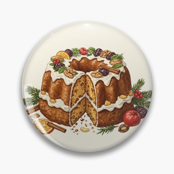 Item preview, Festive Holiday Fruit Bundt Cake designed and sold by Pasteltone.