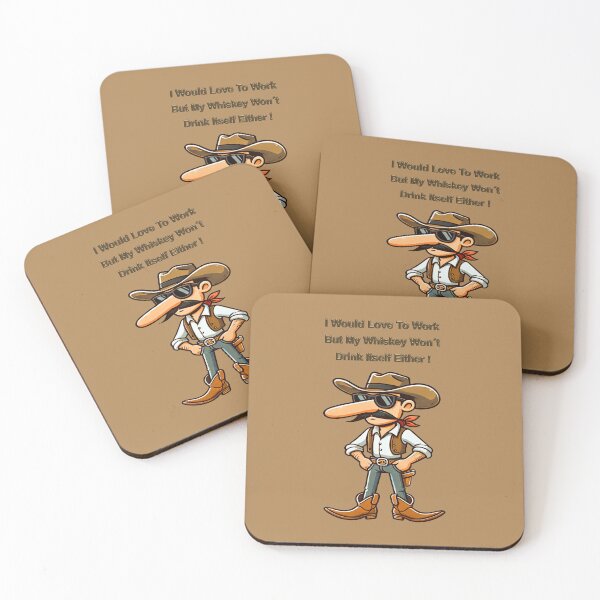 Item preview, Whiskey - Clever Saying - Would Love to Work But . .  designed and sold by Kimenta Fashion.