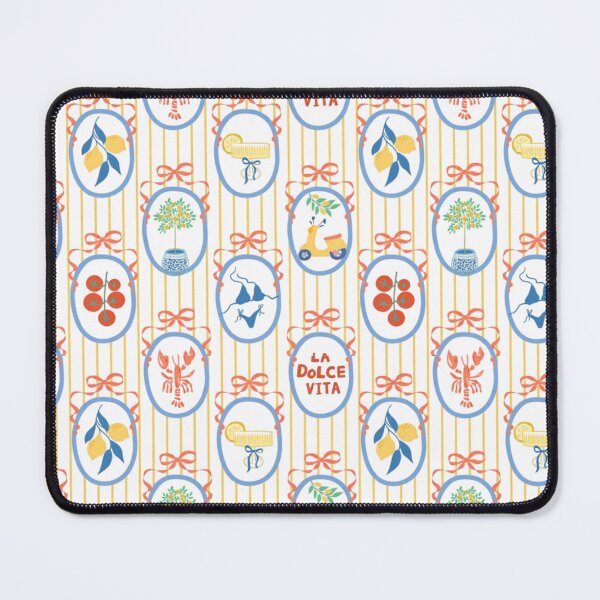 Item preview, Mediterranean Coastal Pattern - Italian Summer Food & Travel Aesthetic designed and sold by Rangmanch.