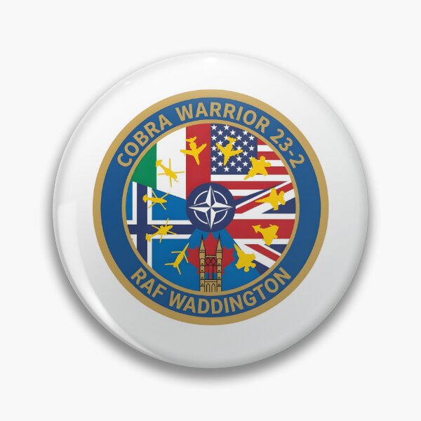 Item preview, Official Patch for Exercise Cobra Warrior 23-2 at RAF Waddington designed and sold by CharlieDesings.