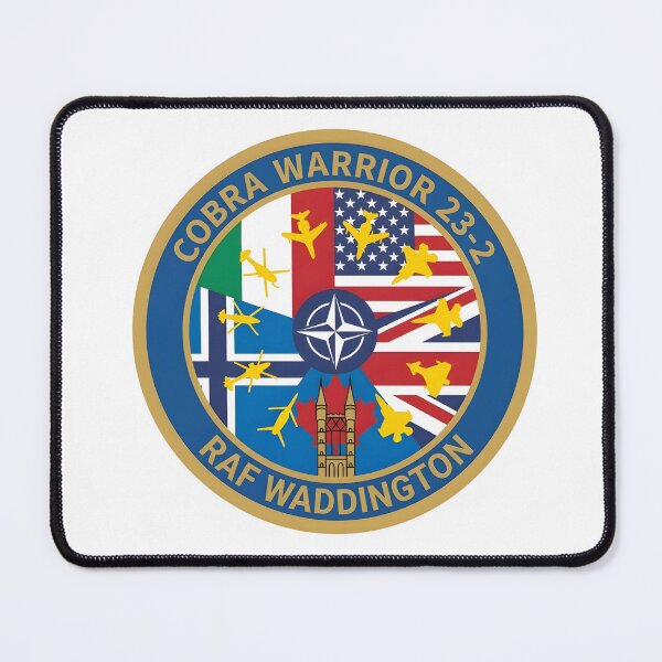 Item preview, Official Patch for Exercise Cobra Warrior 23-2 at RAF Waddington designed and sold by CharlieDesings.