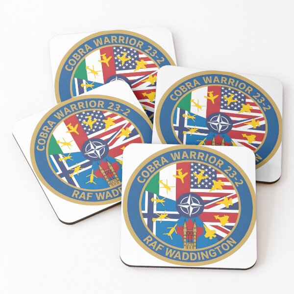 Item preview, Official Patch for Exercise Cobra Warrior 23-2 at RAF Waddington designed and sold by CharlieDesings.