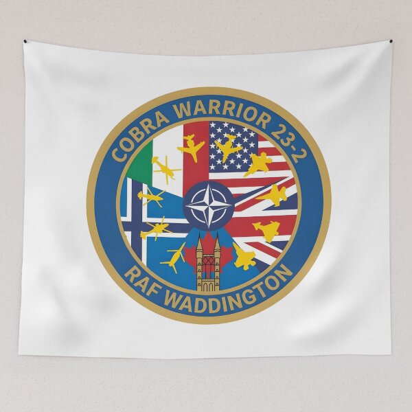 Item preview, Official Patch for Exercise Cobra Warrior 23-2 at RAF Waddington designed and sold by CharlieDesings.