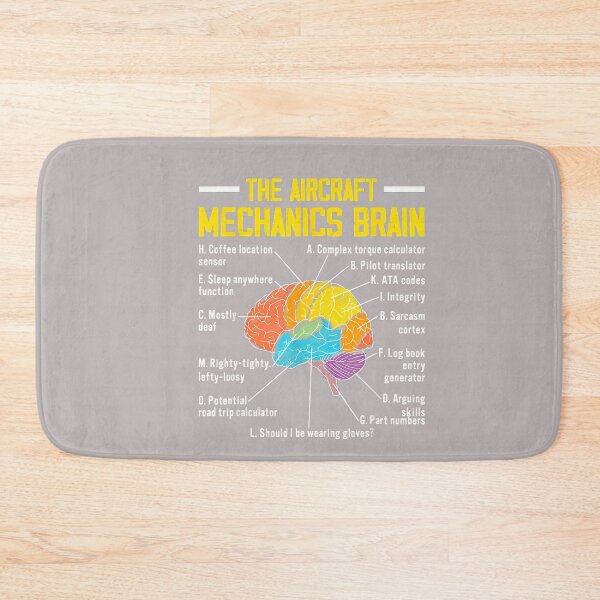Item preview, Aircraft Mechanics Brain Funny Aviation Airplane Maintenance_2 designed and sold by mjohnson9.