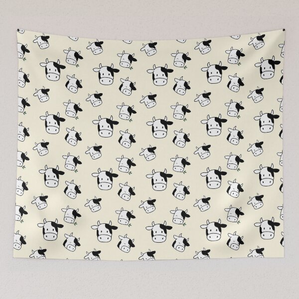 Item preview, Minimal Cow Illustration designed and sold by PlainMaddiShop.