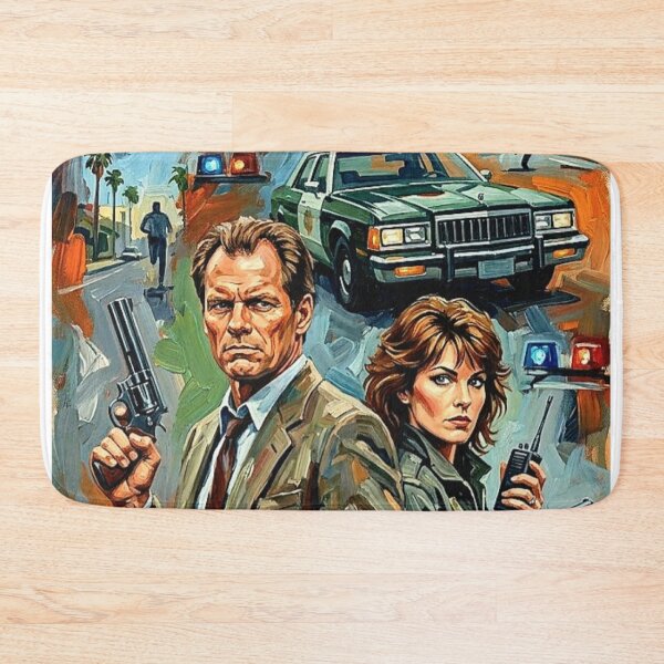 Item preview, Hunter TV Series Poster – Rick Hunter Dee Dee McCall 1980s Cop Art designed and sold by Art's Diner.