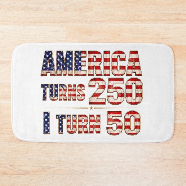Item preview, America Turns 250 I Turn 50 designed and sold by Jusiasw.