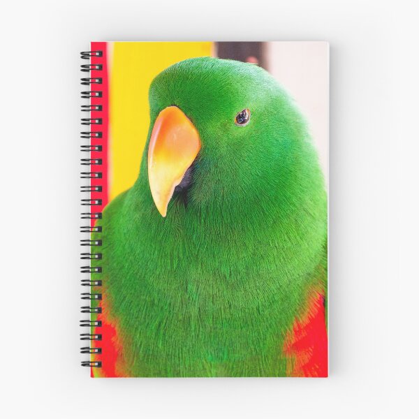 Item preview, Male Eclectus Parrot Portrait | Vibrant Emerald Green Tropical Wildlife Bird Art designed and sold by Ross.A.Campbell.