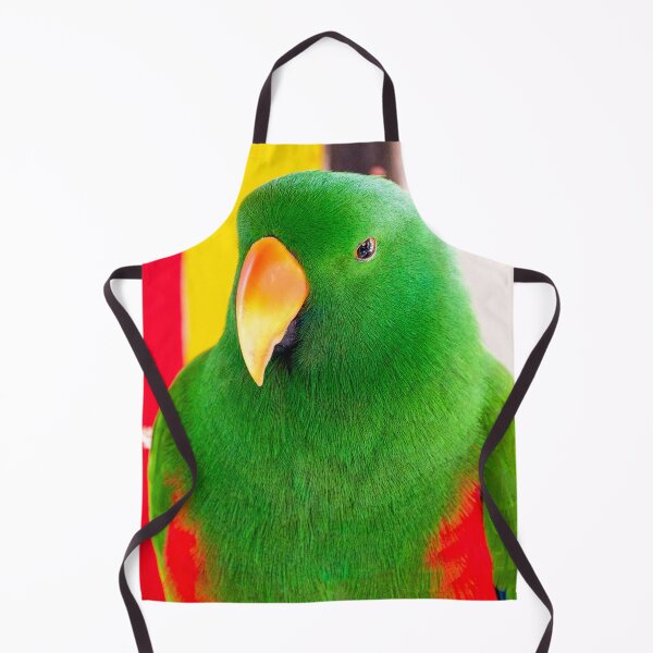 Item preview, Male Eclectus Parrot Portrait | Vibrant Emerald Green Tropical Wildlife Bird Art designed and sold by Ross.A.Campbell.