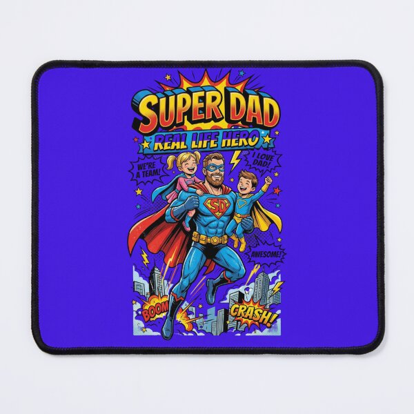 Item preview, Super Dad Real Life Hero – Comic Book Father’s Day Superhero Design designed and sold by JRDG-Designs.