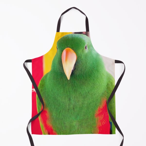 Item preview, Male Eclectus Parrot Portrait | Vibrant Emerald Green Tropical Wildlife Bird Art designed and sold by Ross.A.Campbell.