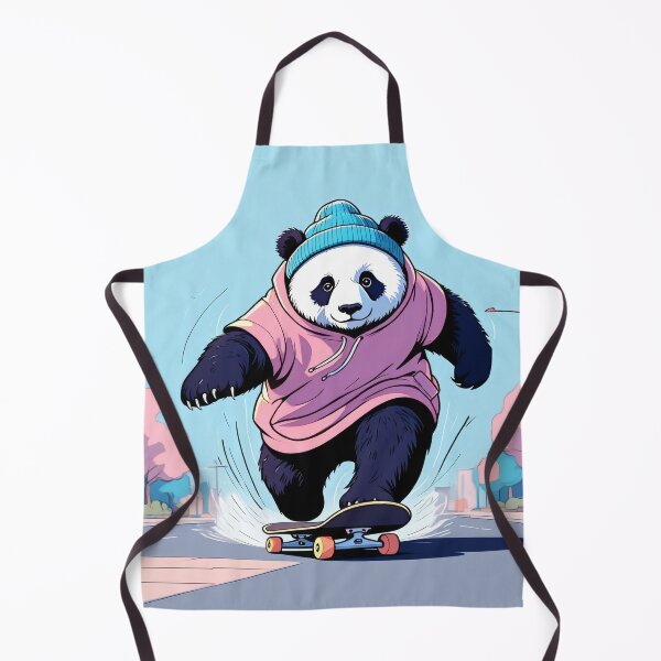 Item preview, Cool Panda Skateboard Streetwear Cartoon Art designed and sold by XDesignStudio.