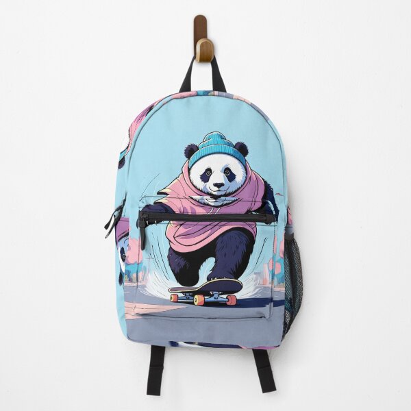 Item preview, Cool Panda Skateboard Streetwear Cartoon Art designed and sold by XDesignStudio.