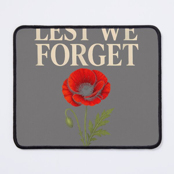 Item preview, Lest We Forget Red Poppy Memorial Tribute designed and sold by KristineLi.