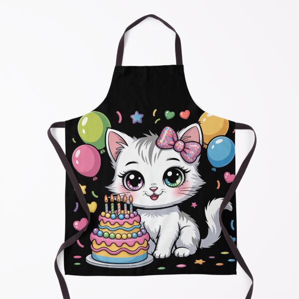 Item preview, Birthday Cat with Cake designed and sold by jkrphoto.