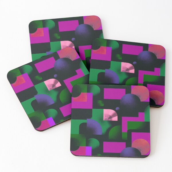 Item preview, Neon Geometry Pulse Pattern designed and sold by joycrysstudio.