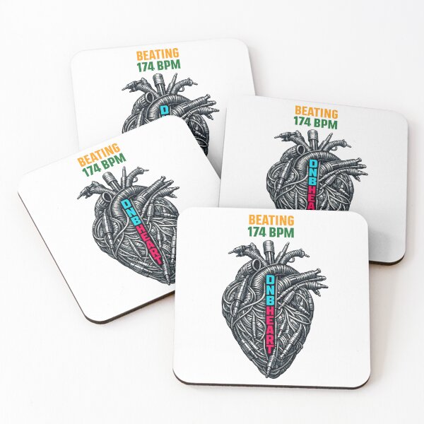 Item preview, Anatomical DNB Heart Beat 174 BPM designed and sold by  ZenRave Designs.