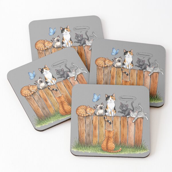 Item preview, THE SECRET MEETING OF THE CAT NEIGHBORHOOD designed and sold by Opps-diseño.