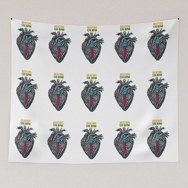 Item preview, Anatomical DNB Heart Beat 174 BPM designed and sold by  ZenRave Designs.