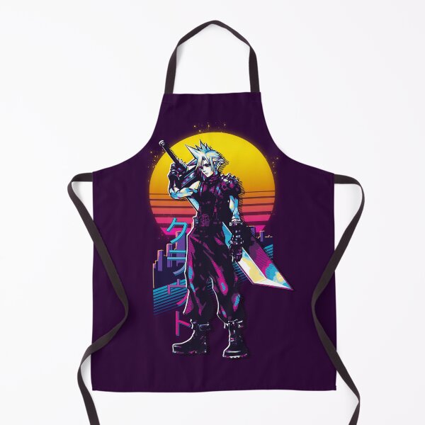 Item preview, Final Fantasy VII - Cloud Retrowave designed and sold by ZeWissou.