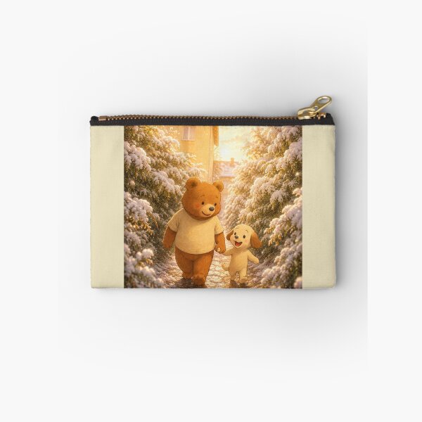 Item preview, Snowy Walk of Toto & Mong designed and sold by bubuandfriends.