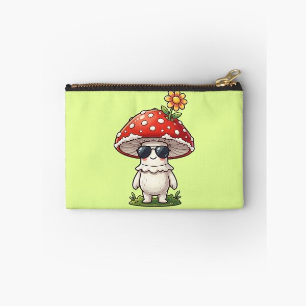 Item preview, Cool Cartoon Amanita Mushroom with Flower & Sunglasses designed and sold by GrabaHuk.