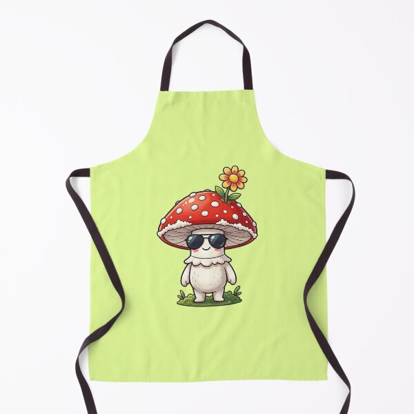 Item preview, Cool Cartoon Amanita Mushroom with Flower & Sunglasses designed and sold by GrabaHuk.