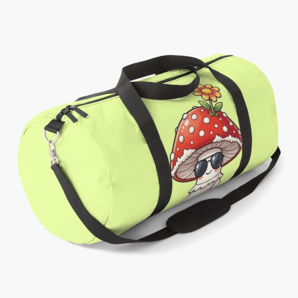 Item preview, Cool Cartoon Amanita Mushroom with Flower & Sunglasses designed and sold by GrabaHuk.
