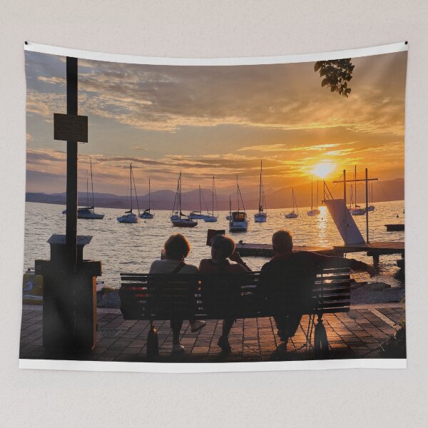 Item preview, Watching the Sun go down at Bardolino on Lake Garda designed and sold by Violaman.