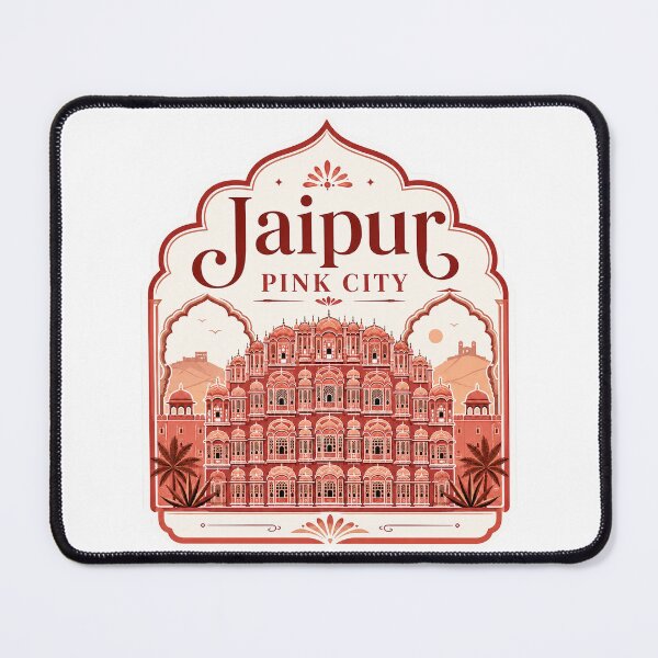 Item preview, Jaipur Pink City Travel Heritage Design designed and sold by ArtsyExplorer.
