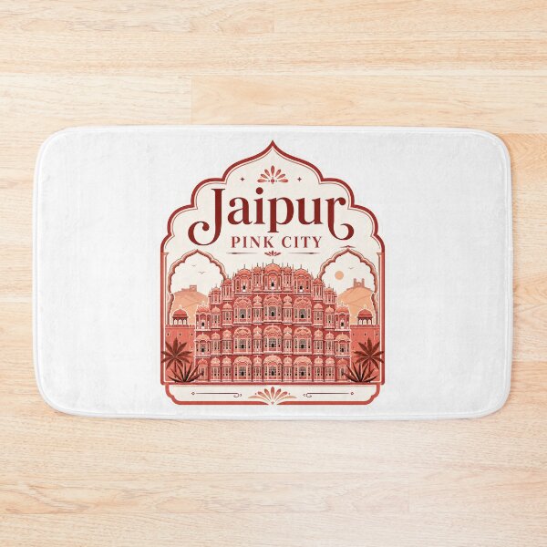 Item preview, Jaipur Pink City Travel Heritage Design designed and sold by ArtsyExplorer.