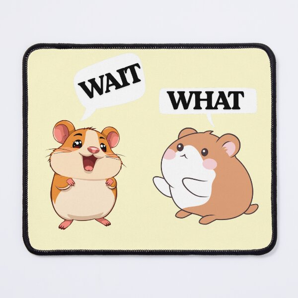 Item preview, What Funny Hamster Sarcastic Reaction designed and sold by SoftAuraStudi0.