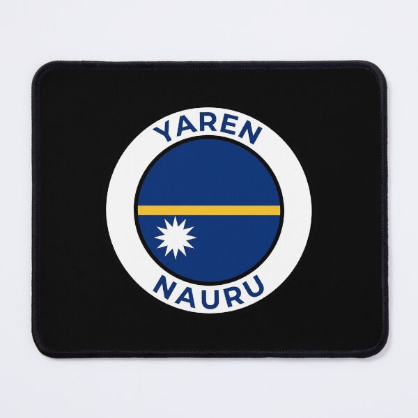 Item preview, Yaren Nauru Equator Star Flag Circular Emblem designed and sold by DuckOddity.