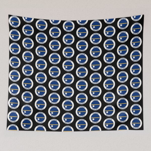 Item preview, Yaren Nauru Equator Star Flag Circular Emblem designed and sold by DuckOddity.