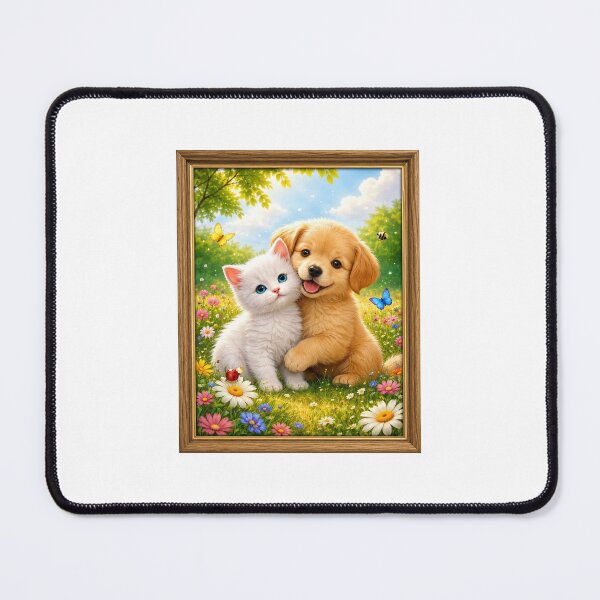Item preview, Best Friends in the Flower Meadow designed and sold by GlowByMari.
