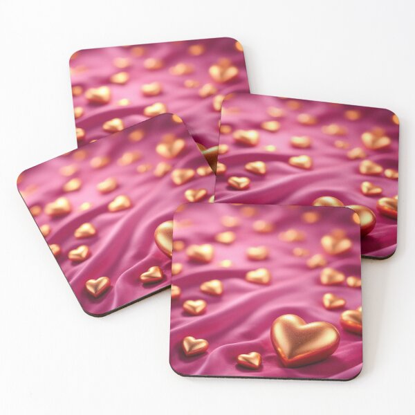 Item preview, Luxury Red Satin Hearts | Romantic 3D Love Background designed and sold by Rawafi Art Studio.