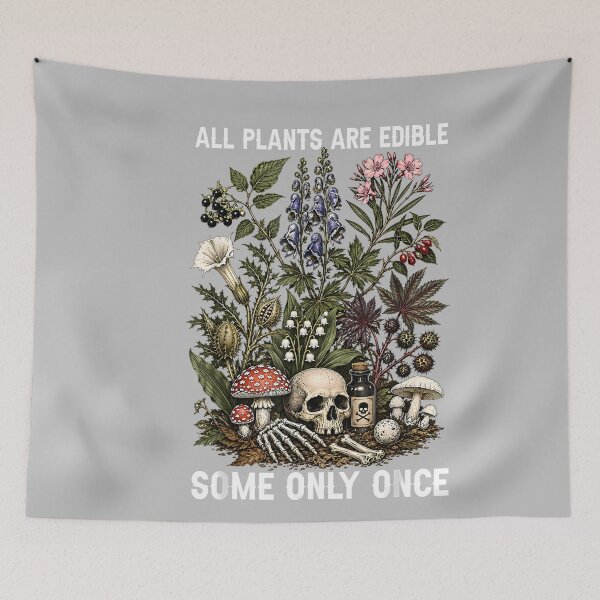 Item preview, All Plants are Edible Some Only Once Funny Women Men designed and sold by mjohnson9.