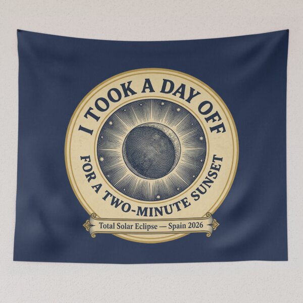 Item preview, I Took a Day Off for a Two-Minute Sunset Eclipse 2026 designed and sold by CalmCapy Co.