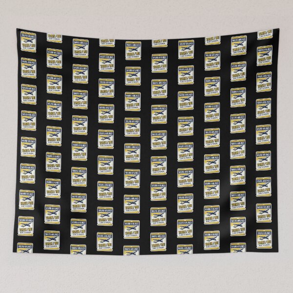 Item preview, Vintage Nauru Airlines Yaren Airport Tag Art designed and sold by DuckOddity.