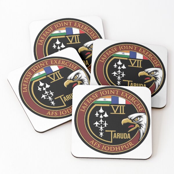 Item preview, Official Patch for the IAF-FASF Joint Exercise Garuda VII at AFS Jodhpur designed and sold by CharlieDesings.